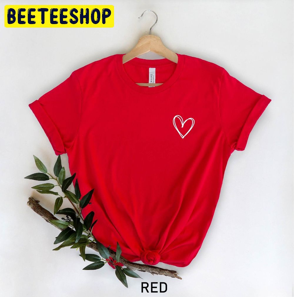 Cute Small Heart Valentines Day Trending Unisex Shirt Cute Small Heart Valentines Day Trending Unisex Shirt