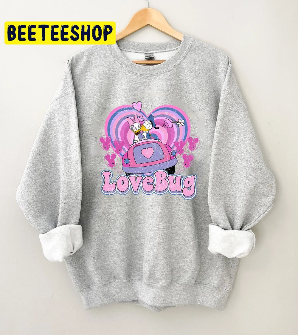 Disney Donald Duck Love Bug Valentines Day Trending Unisex Shirt Disney Donald Duck Love Bug Valentines Day Trending Unisex Shirt