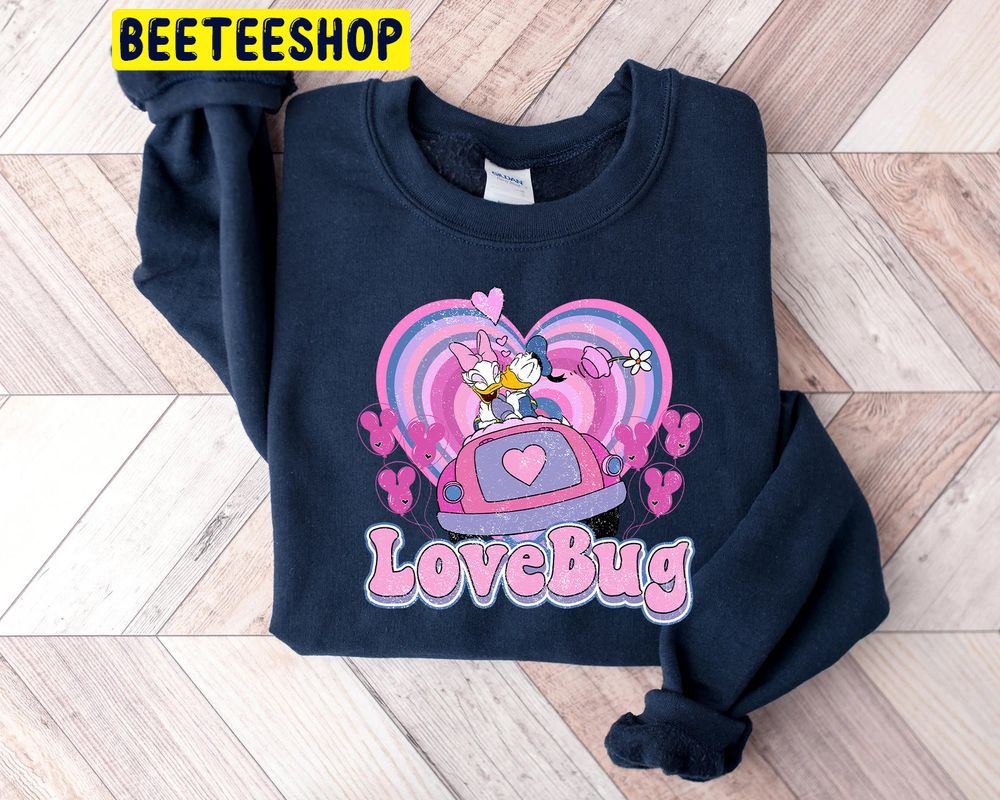 Disney Donald Duck Love Bug Valentines Day Trending Unisex Shirt Disney Donald Duck Love Bug Valentines Day Trending Unisex Shirt
