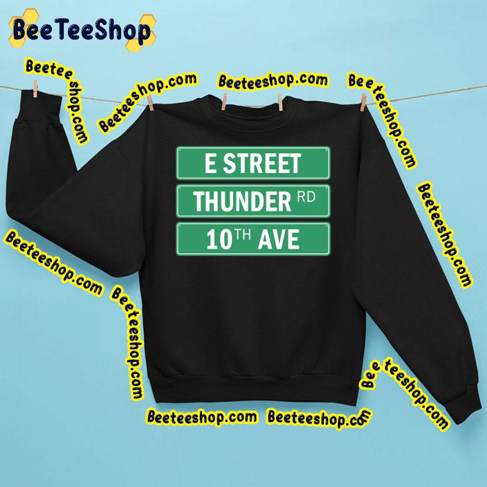 E Street Thunder 10th Ave Trending Unisex Sweatshirt E Street Thunder 10th Ave Trending Unisex Sweatshirt