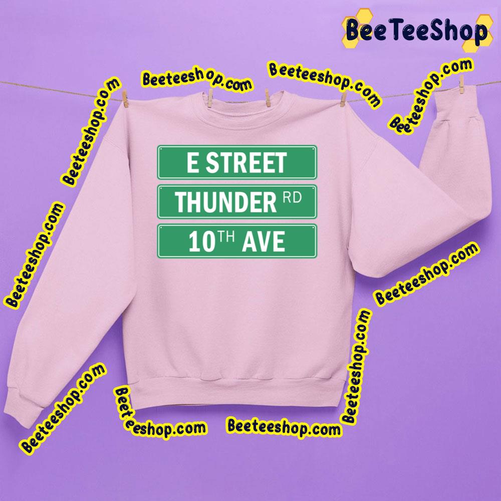 E Street Thunder 10th Ave Trending Unisex Sweatshirt E Street Thunder 10th Ave Trending Unisex Sweatshirt