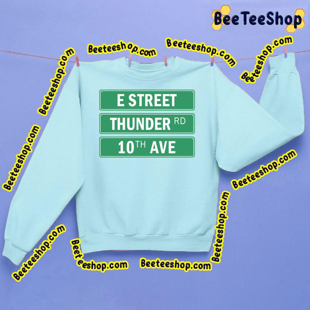 E Street Thunder 10th Ave Trending Unisex Sweatshirt E Street Thunder 10th Ave Trending Unisex Sweatshirt
