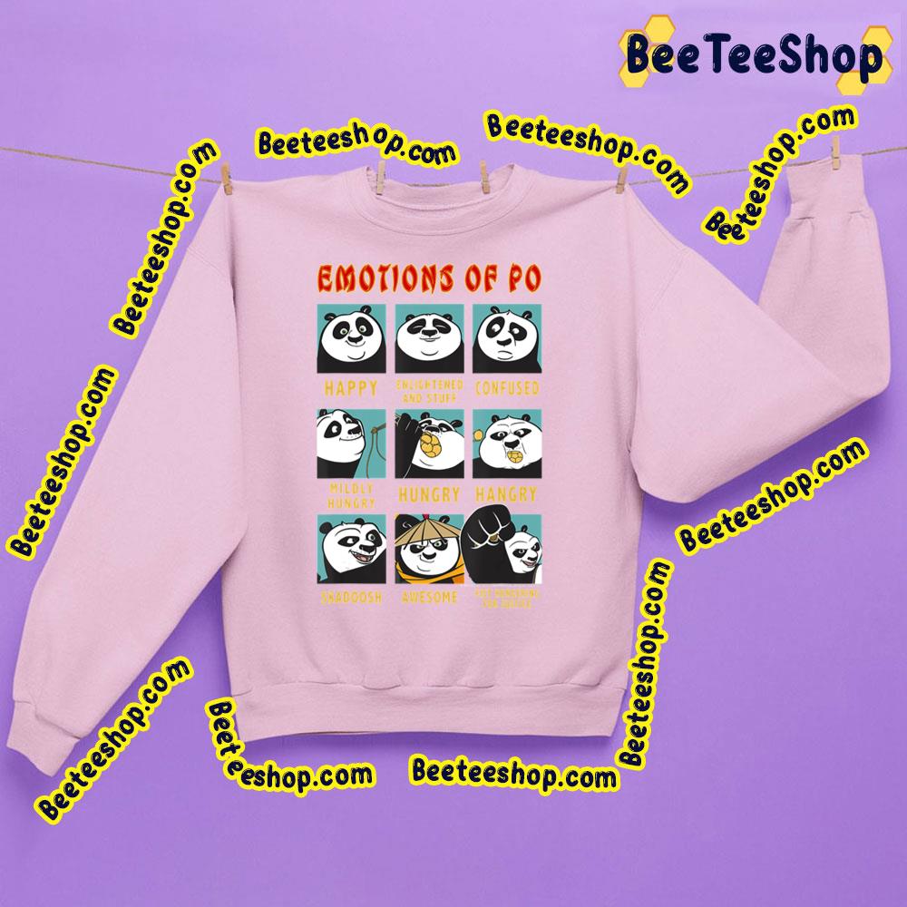 Emotions Of Po Portrait Grid Kung Fu Panda Trending Unisex Sweatshirt Emotions Of Po Portrait Grid Kung Fu Panda Trending Unisex Sweatshirt