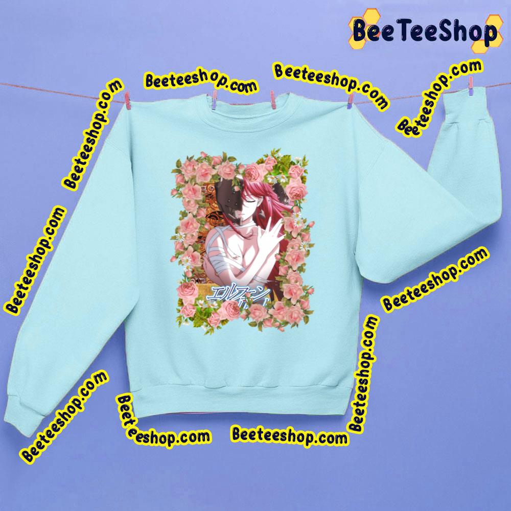 Flower Art Elfen Lied Trending Unisex Sweatshirt Flower Art Elfen Lied Trending Unisex Sweatshirt