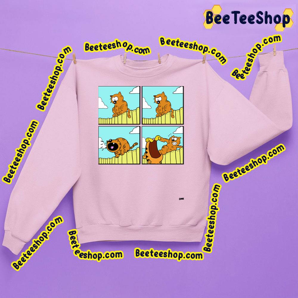 Funny Garfield Vs Heathcliff Garfield's Surprise Attack Trending Unisex Sweatshirt Funny Garfield Vs Heathcliff Garfield's Surprise Attack Trending Unisex Sweatshirt