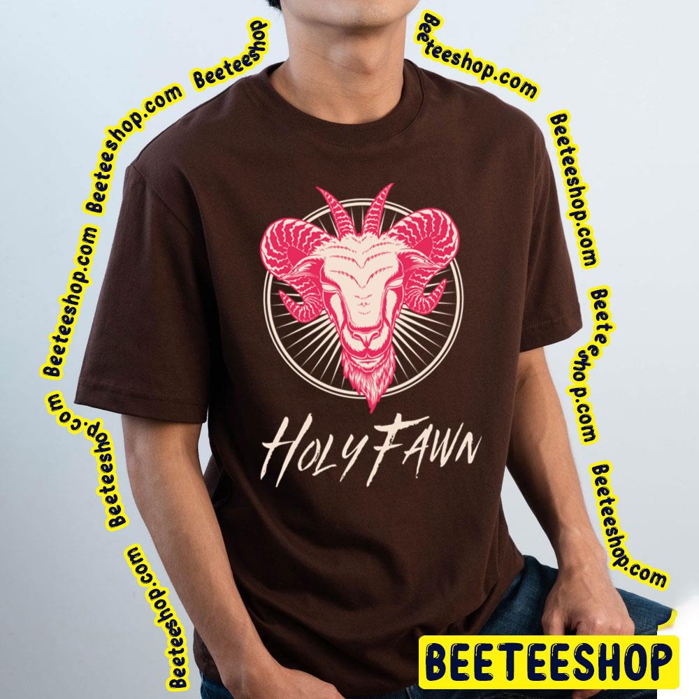 Goat Head Holy Fawn Design Trending Unisex T-Shirt Goat Head Holy Fawn Design Trending Unisex T-Shirt