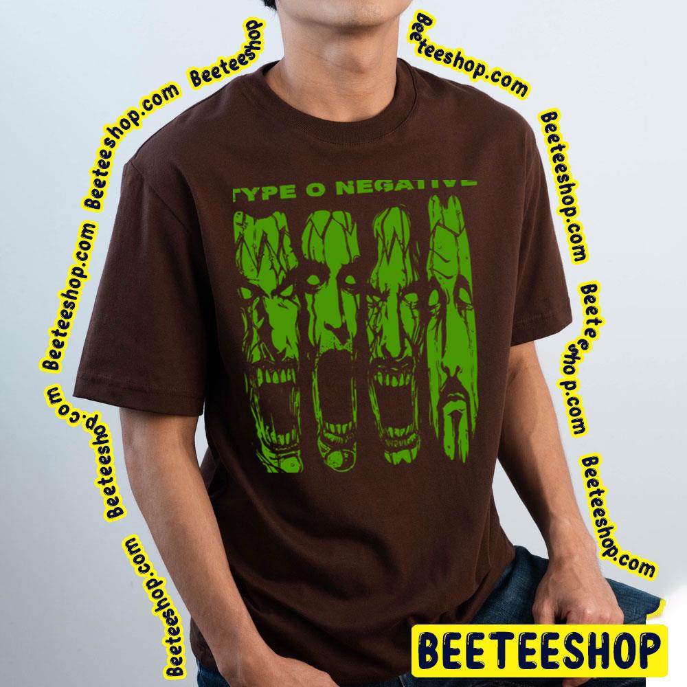 Green Face Type O Art Negative Trending Unisex T-Shirt Green Face Type O Art Negative Trending Unisex T-Shirt