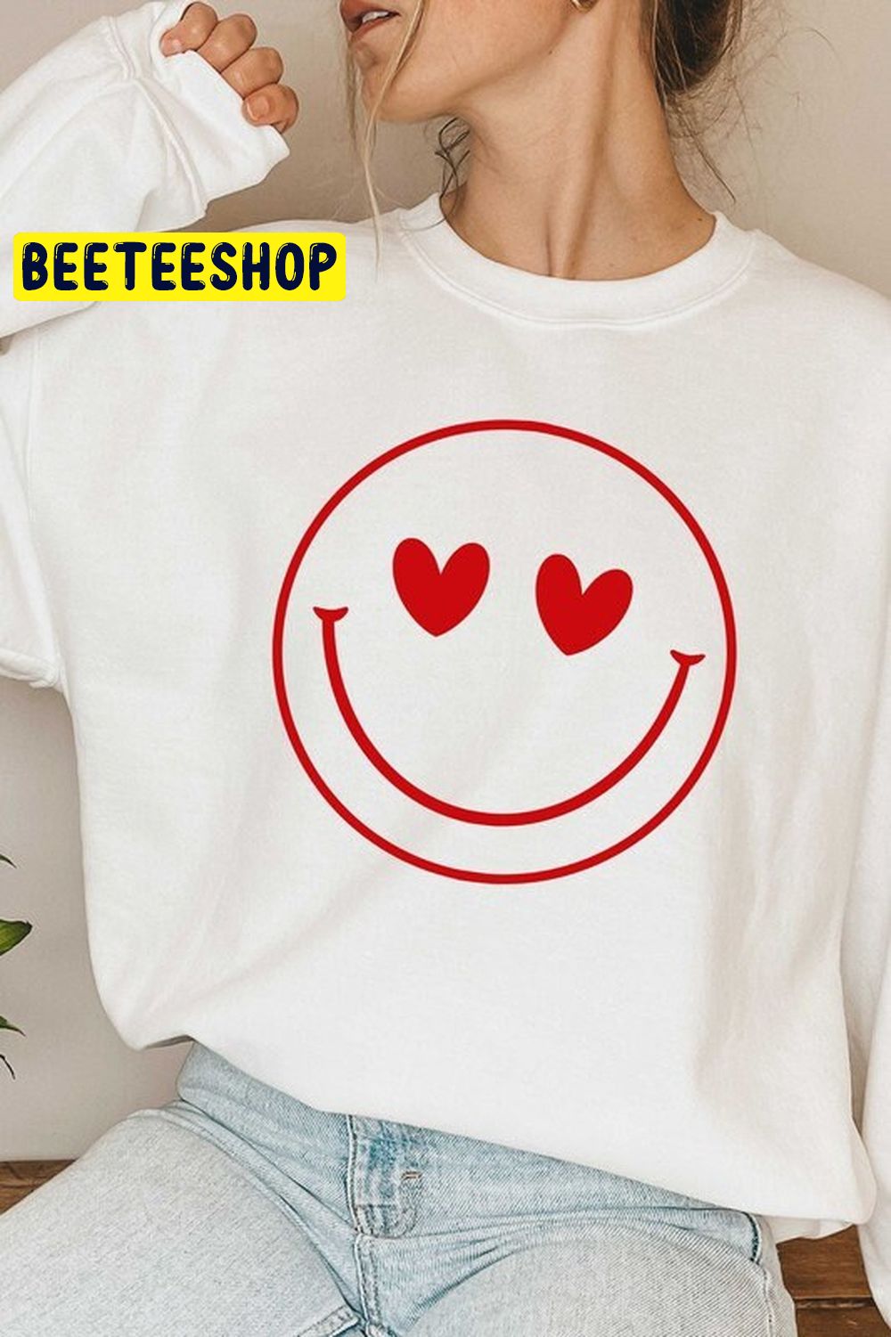 Heart Face Valentines Day Trending Unisex Shirt Heart Face Valentines Day Trending Unisex Shirt