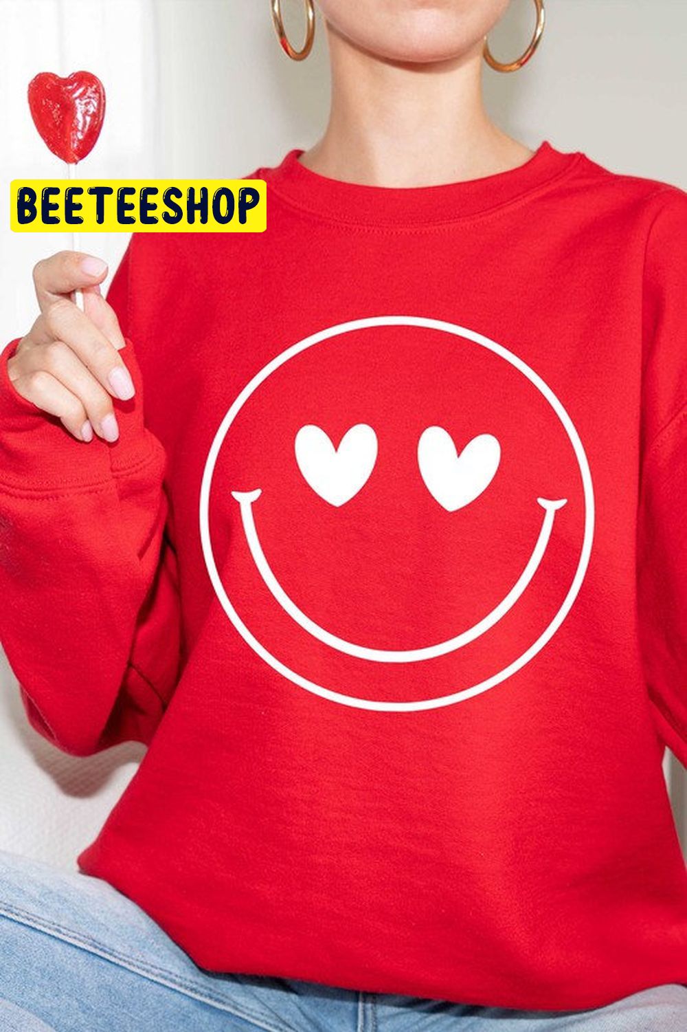 Heart Face Valentines Day Trending Unisex Shirt Heart Face Valentines Day Trending Unisex Shirt