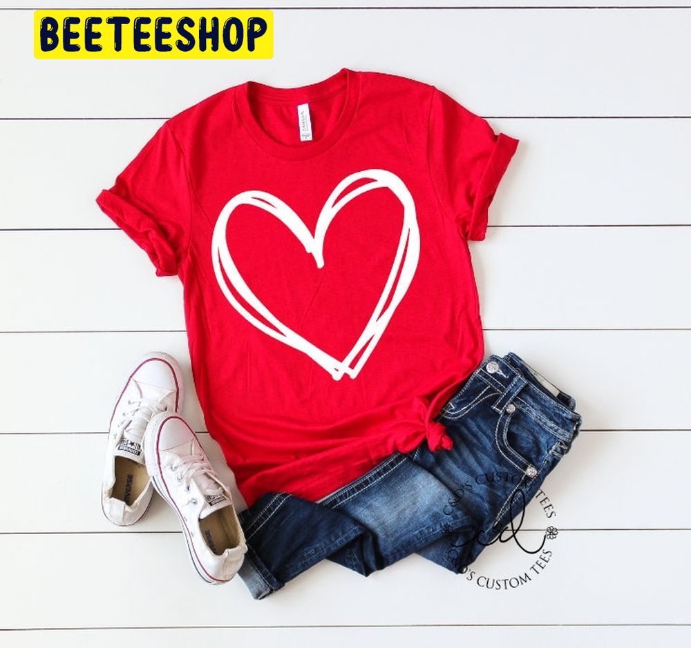 Heart Love Valentines Trending Unisex Shirt Heart Love Valentines Trending Unisex Shirt