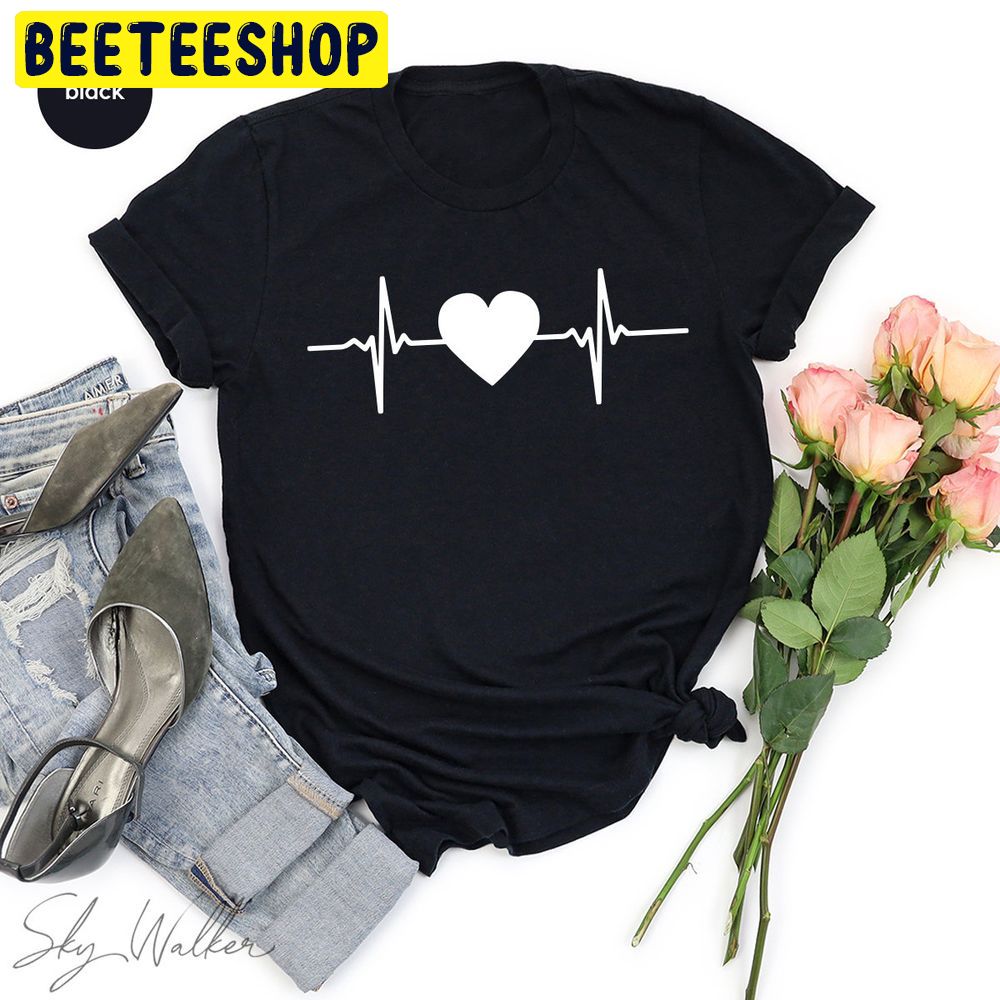Heartbeat Love Trending Unisex Shirt Heartbeat Love Trending Unisex Shirt