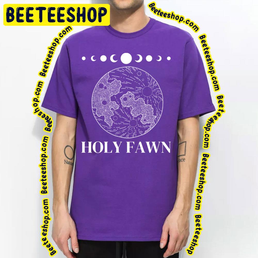 Holy Fawn Moon Art Trending Unisex T-Shirt Holy Fawn Moon Art Trending Unisex T-Shirt