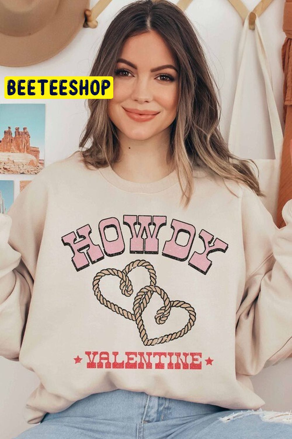 Howdy Valentine Western Heart Cowgirl Trending Unisex Shirt Howdy Valentine Western Heart Cowgirl Trending Unisex Shirt