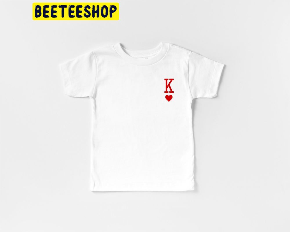 King Of Hearts Toddler Boys Valentine Trending Unisex Shirt King Of Hearts Toddler Boys Valentine Trending Unisex Shirt