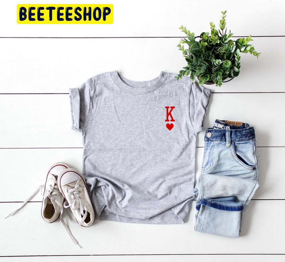 King Of Hearts Toddler Boys Valentine Trending Unisex Shirt King Of Hearts Toddler Boys Valentine Trending Unisex Shirt