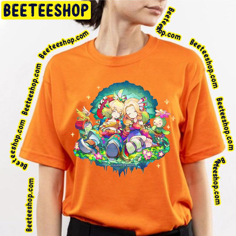 Legend Of Mana Mana Series Cartoon Art Trending Unisex T-Shirt Legend Of Mana Mana Series Cartoon Art Trending Unisex T-Shirt
