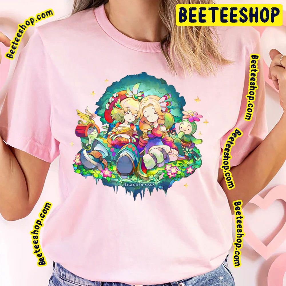 Legend Of Mana Mana Series Cartoon Art Trending Unisex T-Shirt Legend Of Mana Mana Series Cartoon Art Trending Unisex T-Shirt