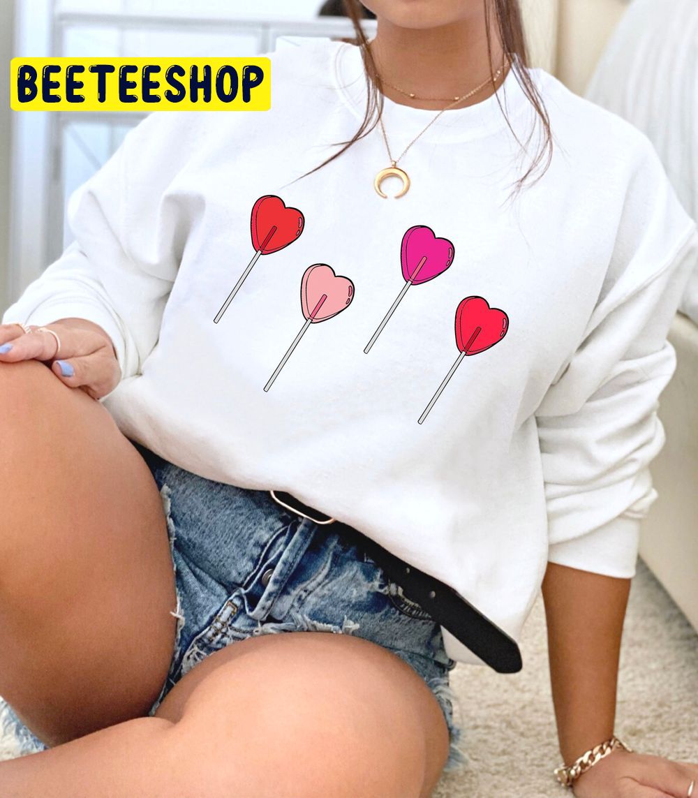 Lollipop Valentines Sucker Trending Unisex Shirt Lollipop Valentines Sucker Trending Unisex Shirt