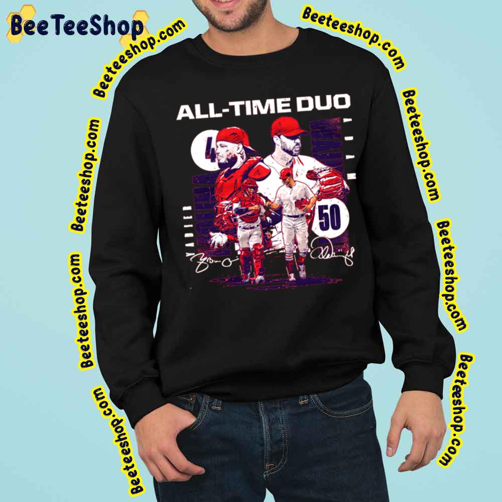 Molina And Wainwright All Time Duo Baseball Trending Unisex Sweatshirt Molina And Wainwright All Time Duo Baseball Trending Unisex Sweatshirt