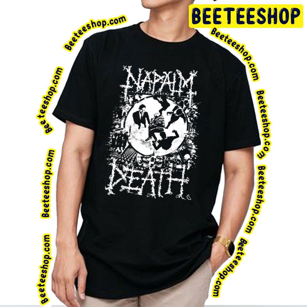 Napalm Death Whtie Art Grindcore Trending Unisex T-Shirt Napalm Death Whtie Art Grindcore Trending Unisex T-Shirt