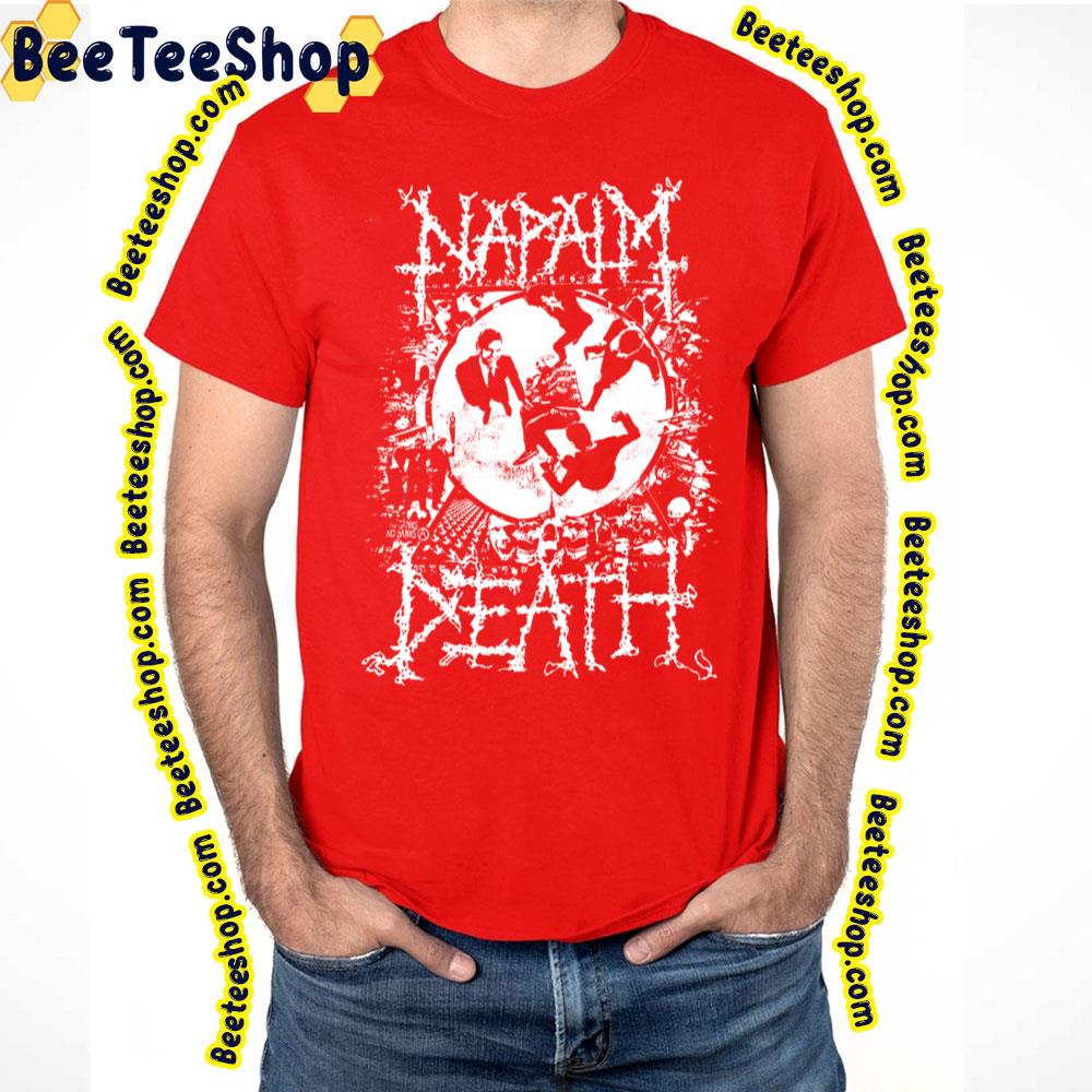 Napalm Death Whtie Art Grindcore Trending Unisex T-Shirt Napalm Death Whtie Art Grindcore Trending Unisex T-Shirt