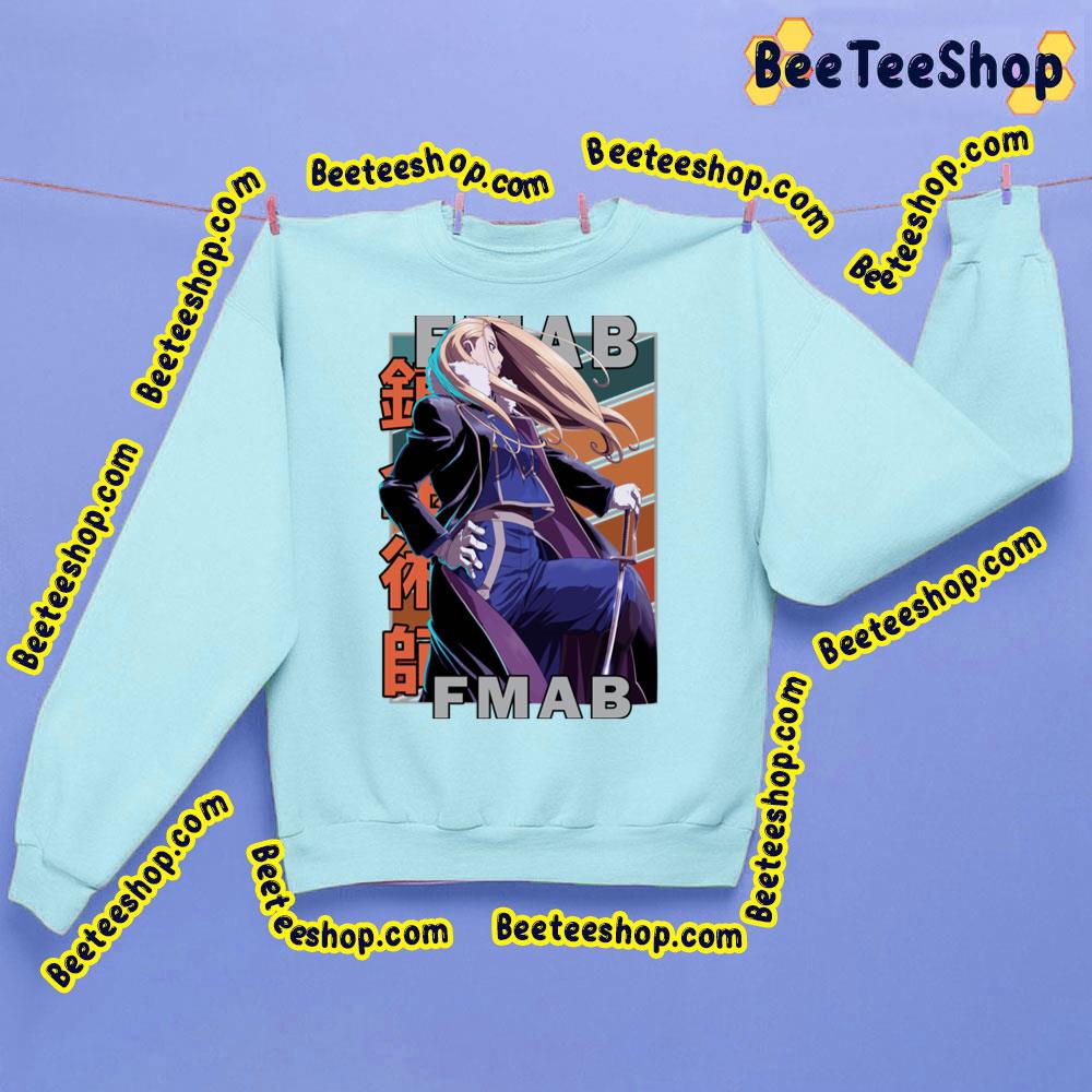Olivier Mira Armstrong Fullmetal Alchemist Brotherhood Hagane No Renkinjutsushi Retro Colour Stripe Trending Unisex Sweatshirt Olivier Mira Armstrong Fullmetal Alchemist Brotherhood Hagane No Renkinjutsushi Retro Colour Stripe Trending Unisex Sweatshirt