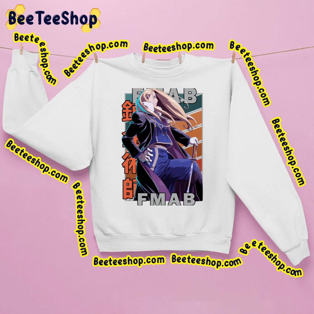 Olivier Mira Armstrong Fullmetal Alchemist Brotherhood Hagane No Renkinjutsushi Retro Colour Stripe Trending Unisex Sweatshirt Olivier Mira Armstrong Fullmetal Alchemist Brotherhood Hagane No Renkinjutsushi Retro Colour Stripe Trending Unisex Sweatshirt