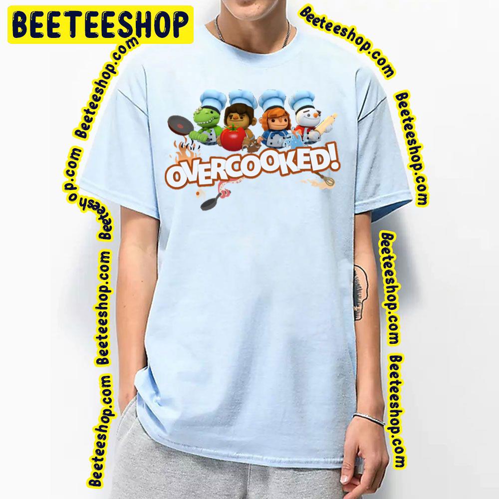 Overcooked Logo Video Game Trending Unisex T-Shirt Overcooked Logo Video Game Trending Unisex T-Shirt