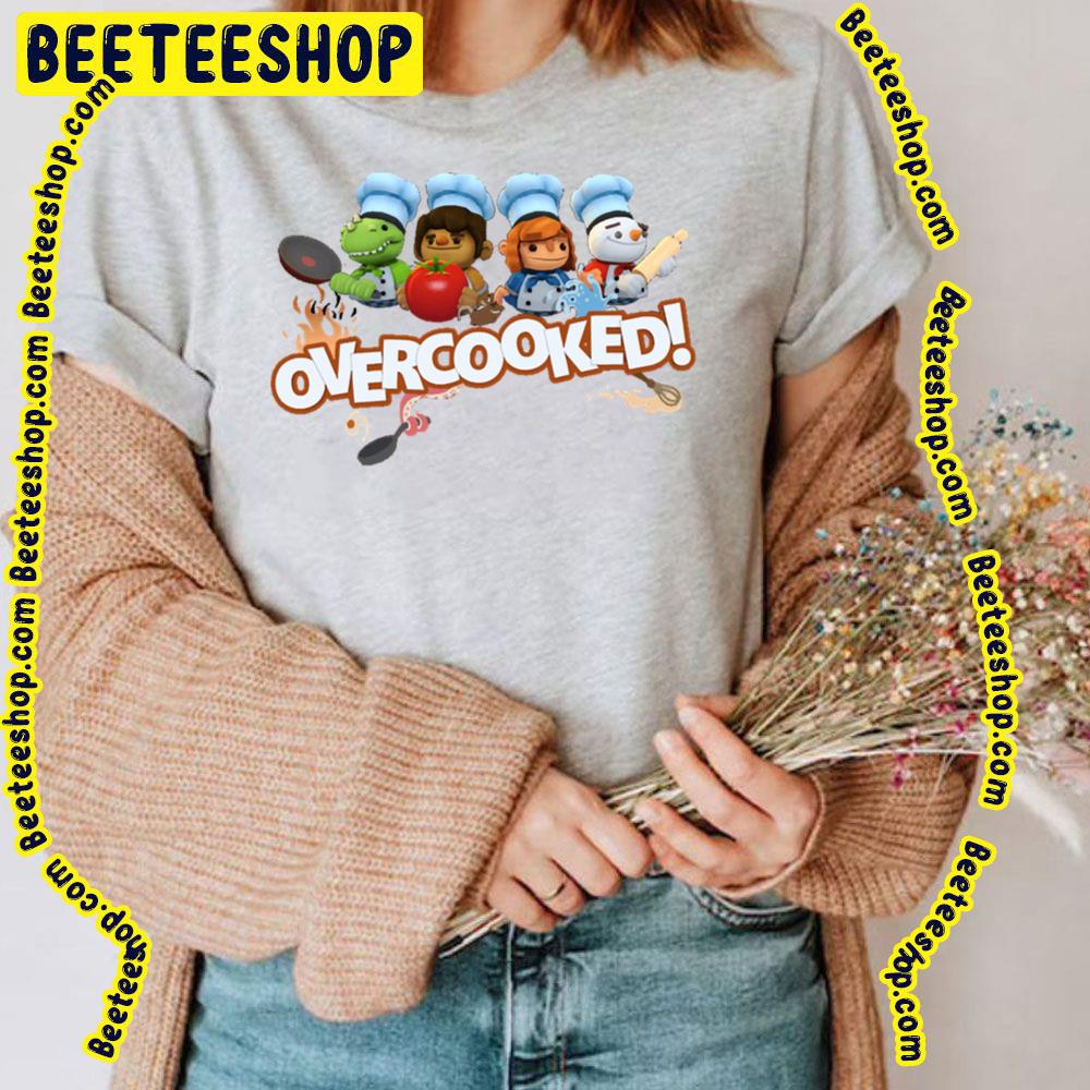 Overcooked Logo Video Game Trending Unisex T-Shirt Overcooked Logo Video Game Trending Unisex T-Shirt