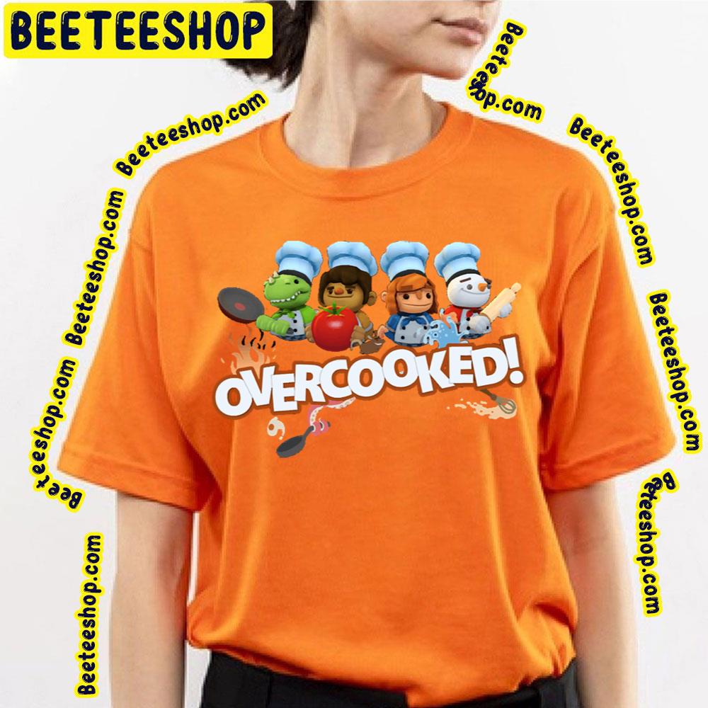 Overcooked Logo Video Game Trending Unisex T-Shirt Overcooked Logo Video Game Trending Unisex T-Shirt
