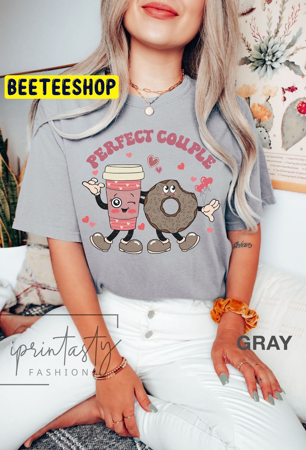 Perfect Couple Funny Valentine Coffee Trending Unisex Shirt Perfect Couple Funny Valentine Coffee Trending Unisex Shirt