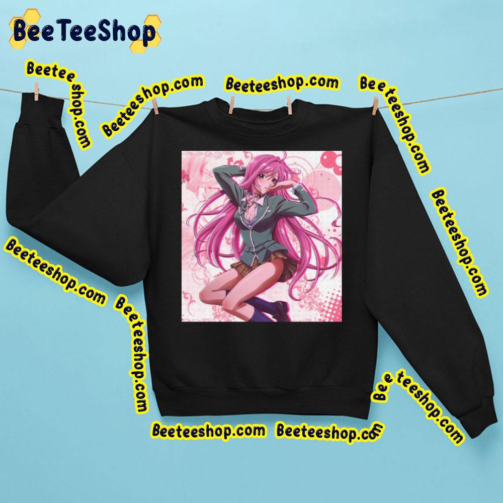 Pink Art Moka Akashiya Rosario Vampire Trending Unisex Sweatshirt Pink Art Moka Akashiya Rosario Vampire Trending Unisex Sweatshirt