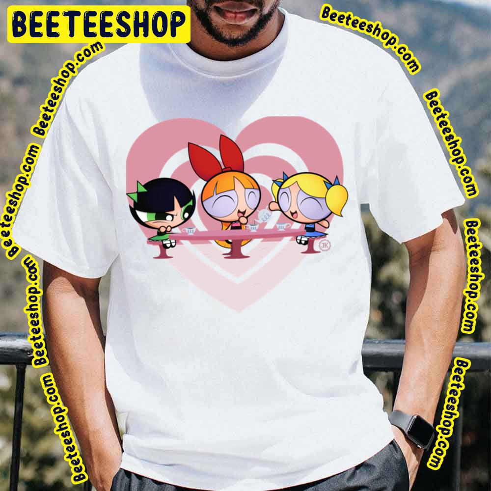 Pink Heart The Powerpuff Girls Trending Unisex T-Shirt Pink Heart The Powerpuff Girls Trending Unisex T-Shirt