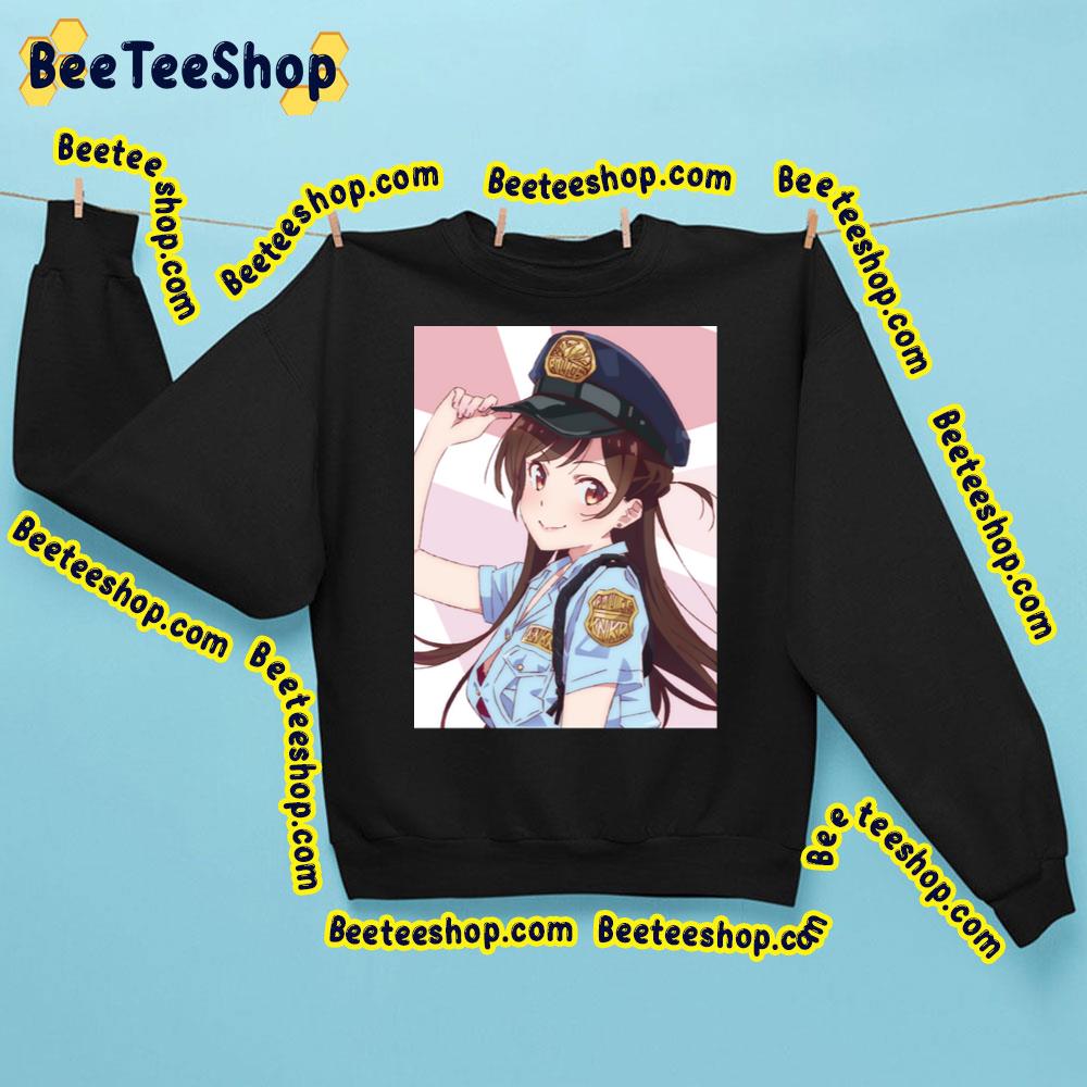Police Girl Mizuhara Chizuru Rent A Girlfriend Trending Unisex Sweatshirt Police Girl Mizuhara Chizuru Rent A Girlfriend Trending Unisex Sweatshirt