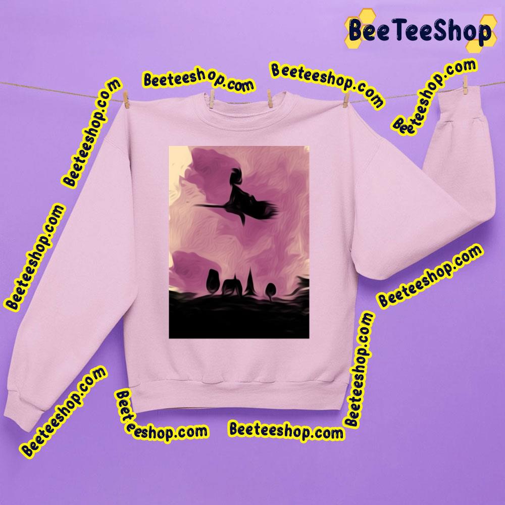 Purple Art Kiki's Delivery Service Trending Unisex Sweatshirt Purple Art Kiki's Delivery Service Trending Unisex Sweatshirt