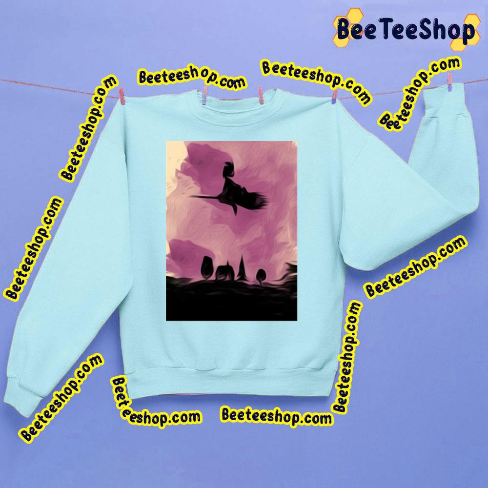 Purple Art Kiki's Delivery Service Trending Unisex Sweatshirt Purple Art Kiki's Delivery Service Trending Unisex Sweatshirt