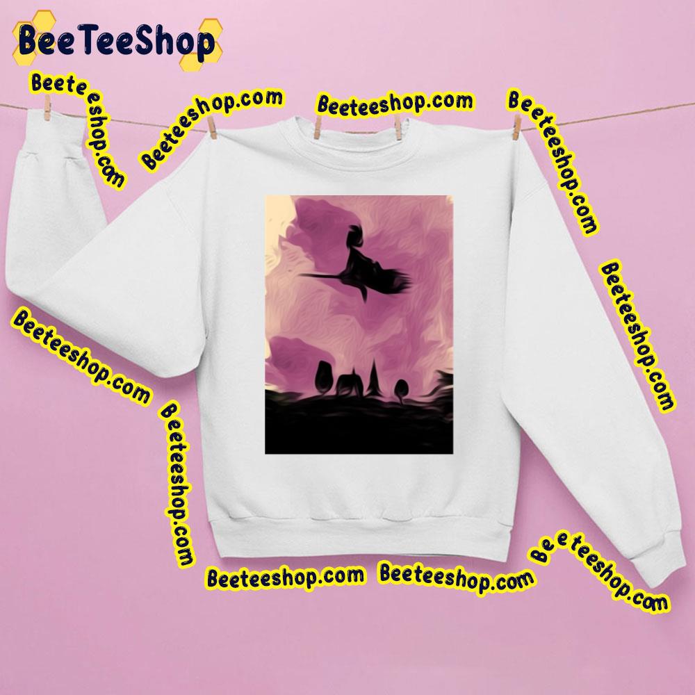 Purple Art Kiki's Delivery Service Trending Unisex Sweatshirt Purple Art Kiki's Delivery Service Trending Unisex Sweatshirt