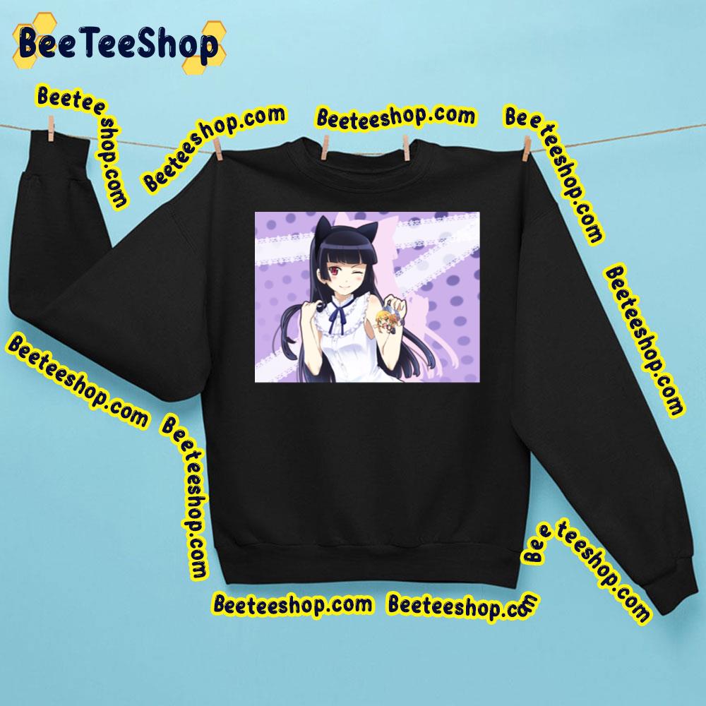 Purple Art Kuroneko Oreimo Trending Unisex Sweatshirt Purple Art Kuroneko Oreimo Trending Unisex Sweatshirt