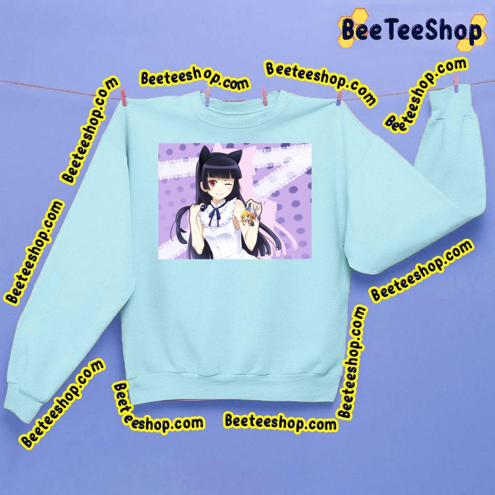 Purple Art Kuroneko Oreimo Trending Unisex Sweatshirt Purple Art Kuroneko Oreimo Trending Unisex Sweatshirt