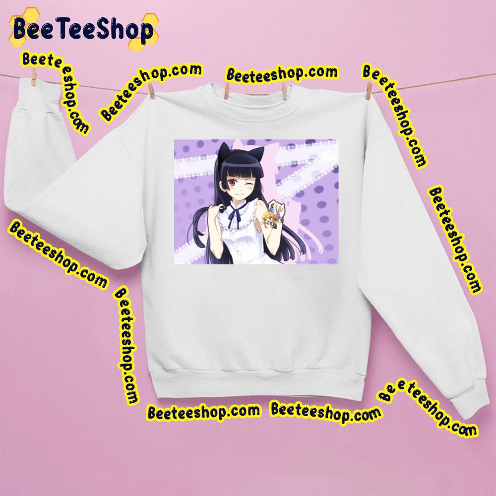 Purple Art Kuroneko Oreimo Trending Unisex Sweatshirt Purple Art Kuroneko Oreimo Trending Unisex Sweatshirt