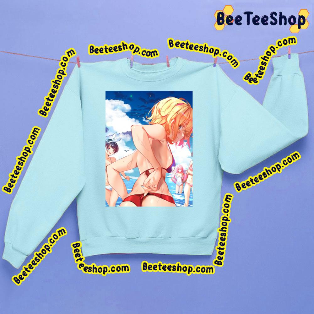 Red Swimwear Rent A Girlfriend Trending Unisex Sweatshirt Red Swimwear Rent A Girlfriend Trending Unisex Sweatshirt