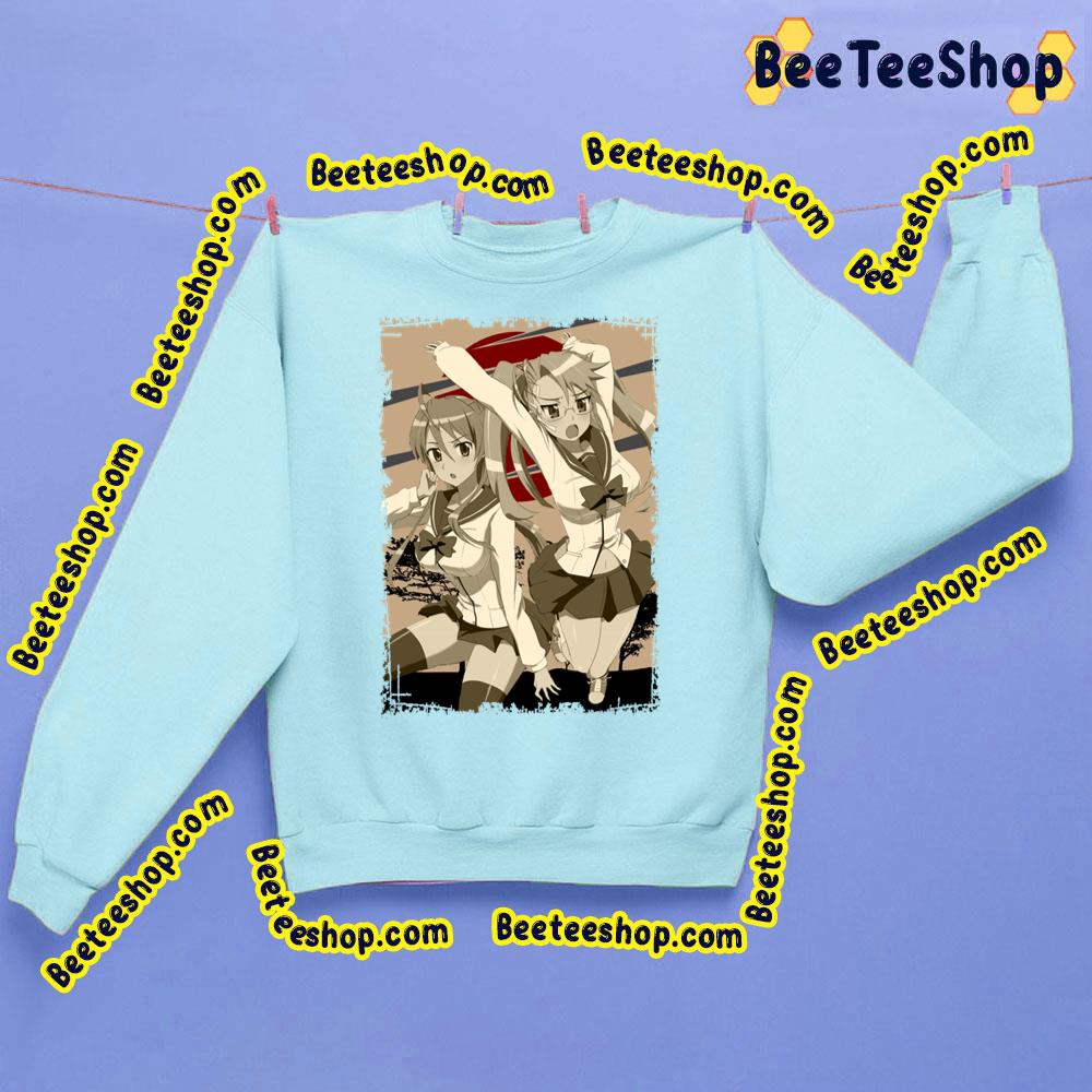 Rei Miyamoto And Saya Takagi Highschool Of The Dead Hotd Retro Landscape Design Trending Unisex Sweatshirt Rei Miyamoto And Saya Takagi Highschool Of The Dead Hotd Retro Landscape Design Trending Unisex Sweatshirt