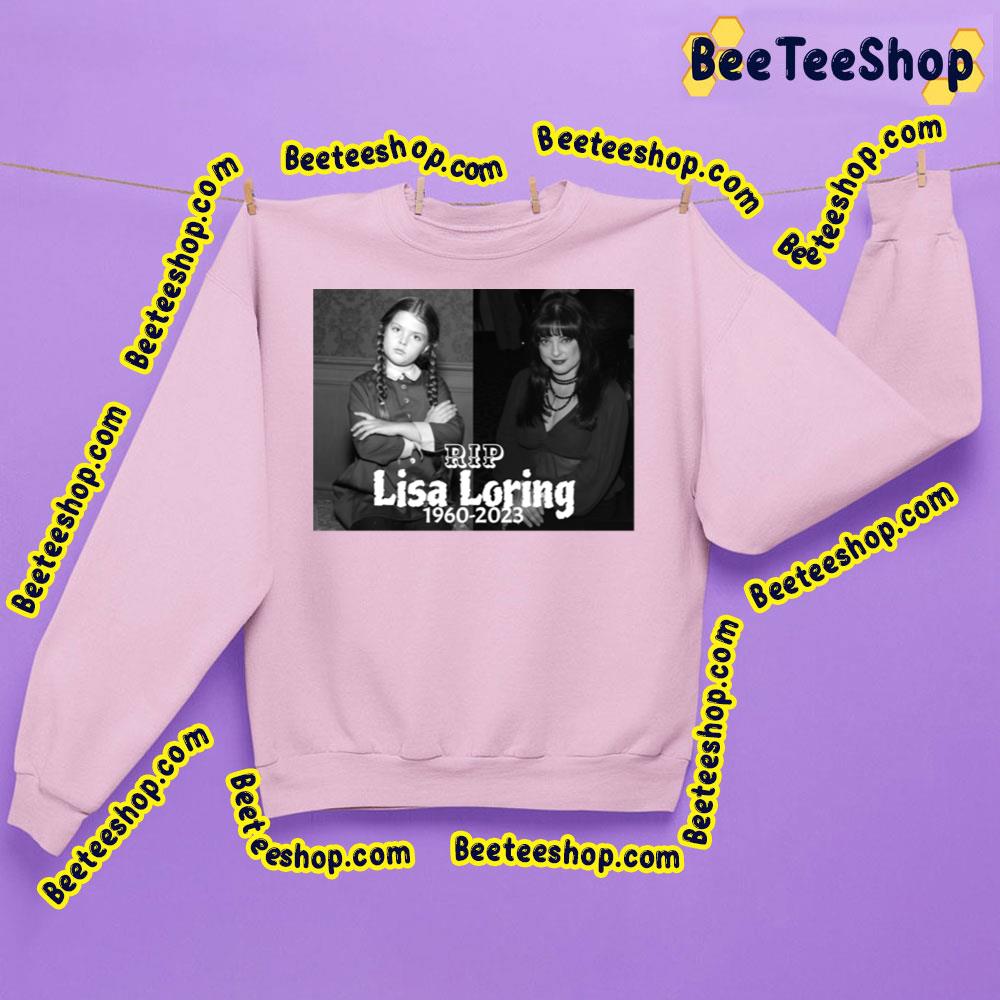 Rip Lisa Loring The Original Wednesday 1960 2023 Unisex Shirt Rip Lisa Loring The Original Wednesday 1960 2023 Unisex Shirt