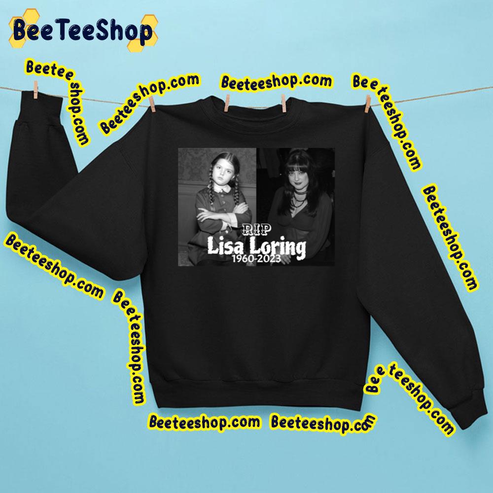 Rip Lisa Loring The Original Wednesday 1960 2023 Unisex Shirt Rip Lisa Loring The Original Wednesday 1960 2023 Unisex Shirt