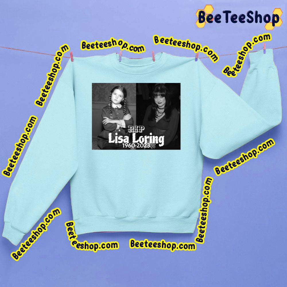 Rip Lisa Loring The Original Wednesday 1960 2023 Unisex Shirt Rip Lisa Loring The Original Wednesday 1960 2023 Unisex Shirt