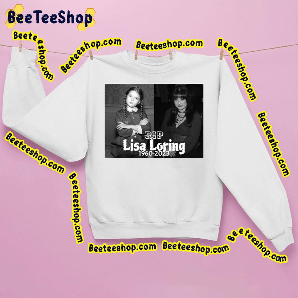Rip Lisa Loring The Original Wednesday 1960 2023 Unisex Shirt Rip Lisa Loring The Original Wednesday 1960 2023 Unisex Shirt