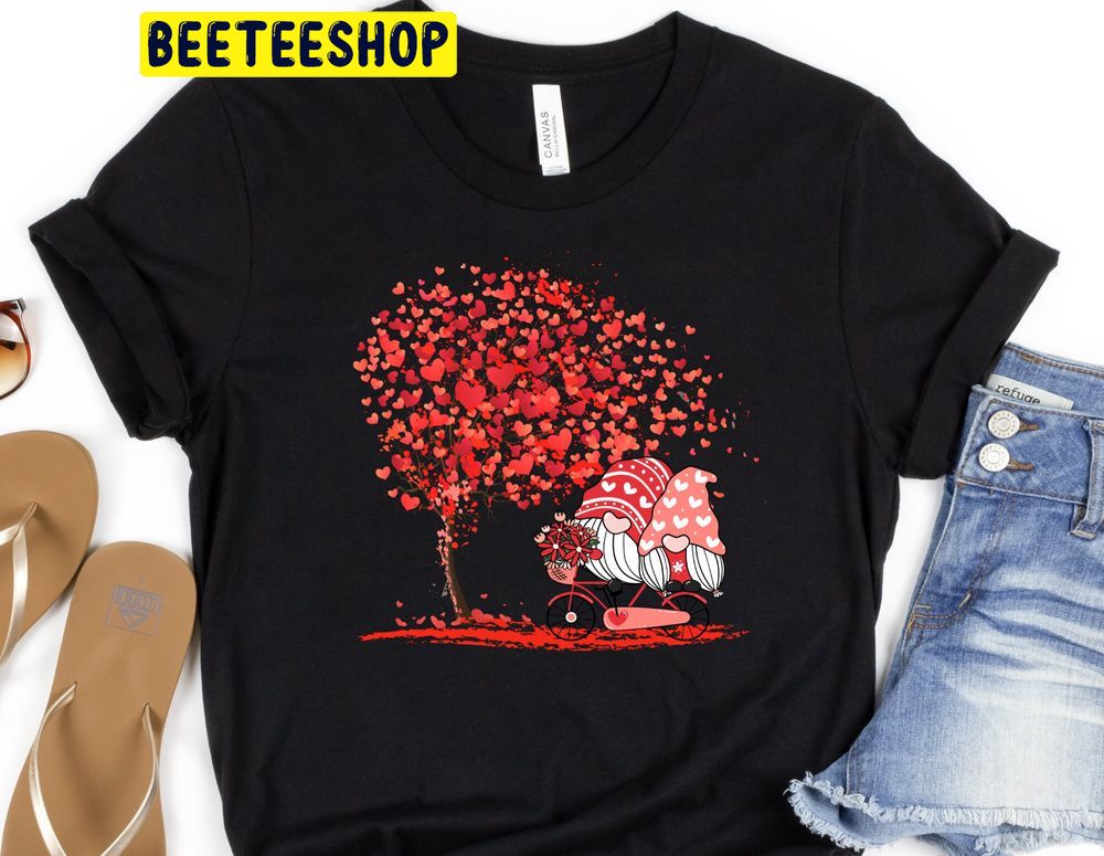 Romantic Valentines Gnomes Trending Unisex Shirt Romantic Valentines Gnomes Trending Unisex Shirt