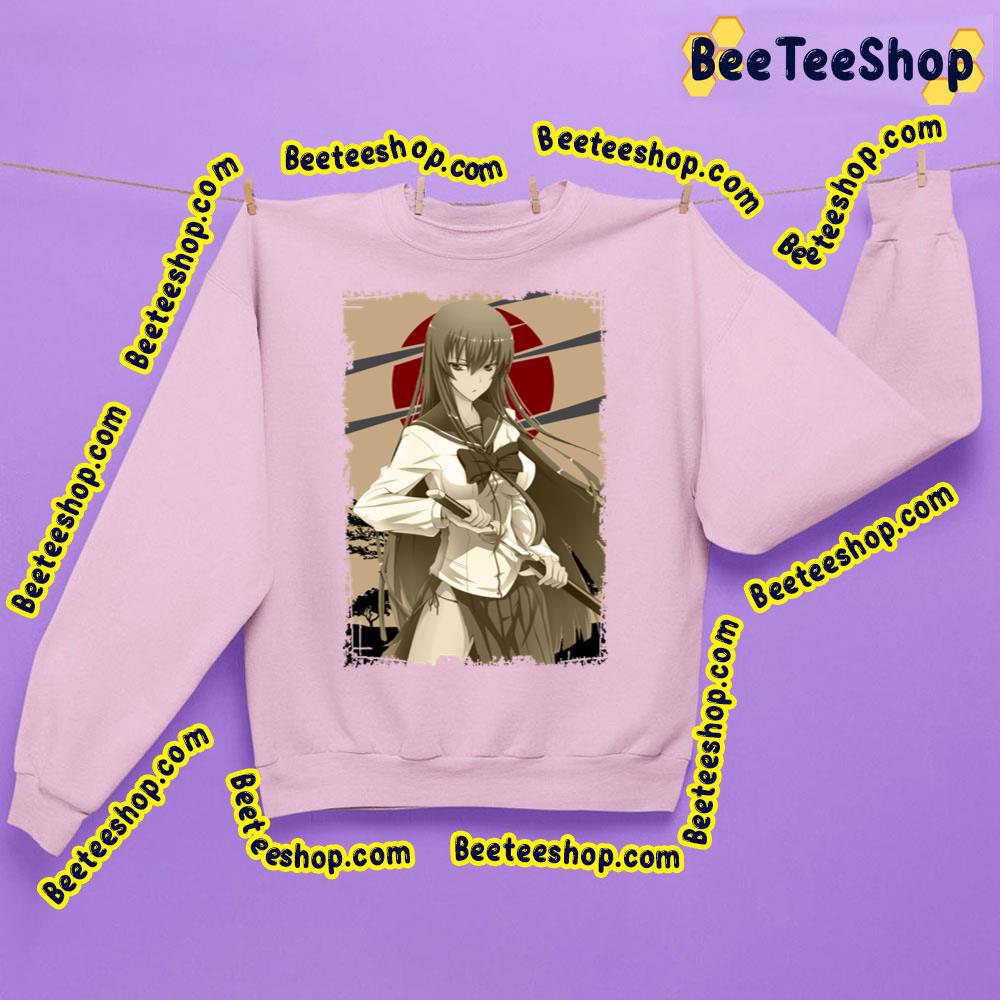 Saeko Busujima Highschool Of The Dead Retro Landscape Design Trending Unisex Sweatshirt Saeko Busujima Highschool Of The Dead Retro Landscape Design Trending Unisex Sweatshirt