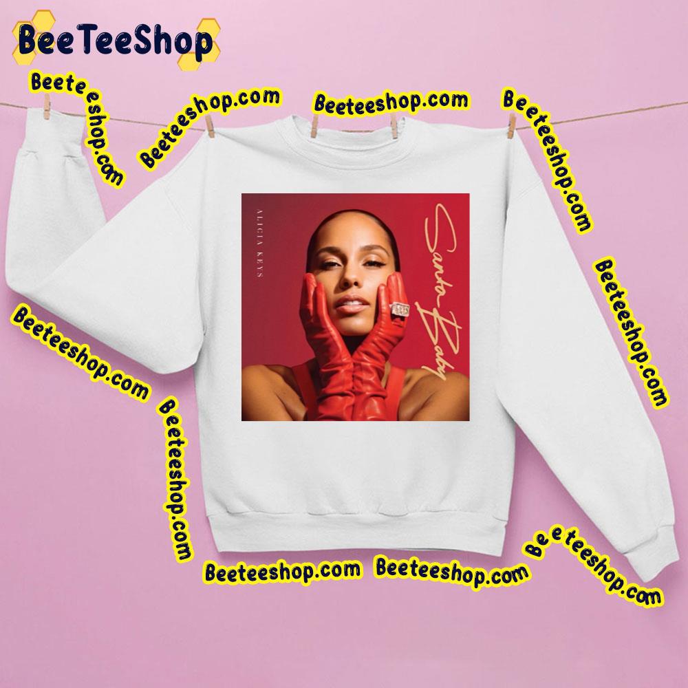 Santa Baby Alicia Keys Trending Unisex Sweatshirt Santa Baby Alicia Keys Trending Unisex Sweatshirt