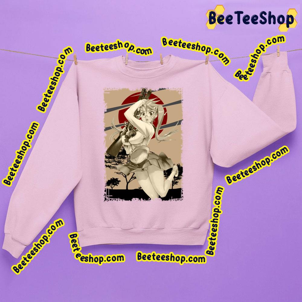 Saya Takagi Highschool Of The Dead Hotd Retro Landscape Design Trending Unisex Sweatshirt Saya Takagi Highschool Of The Dead Hotd Retro Landscape Design Trending Unisex Sweatshirt